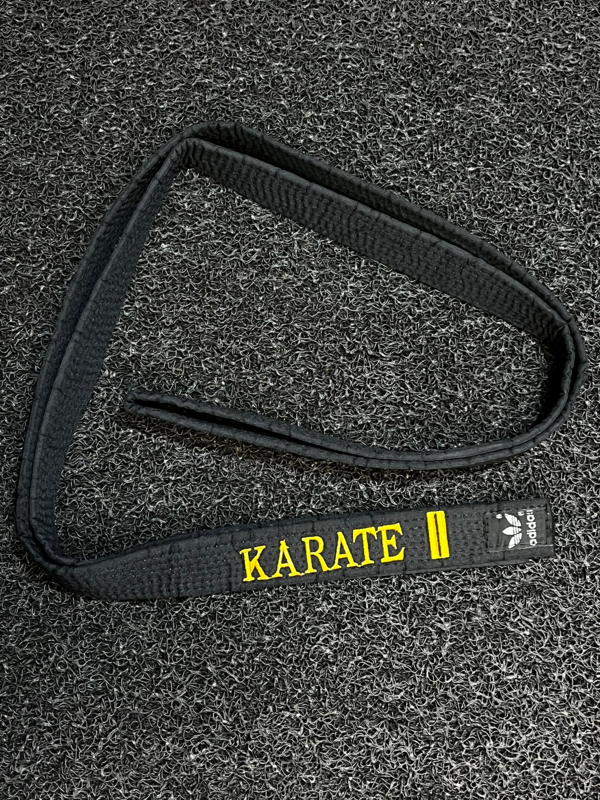 کمربند مشکی کاراته آدیداس (Adidas Black Karate Belt)