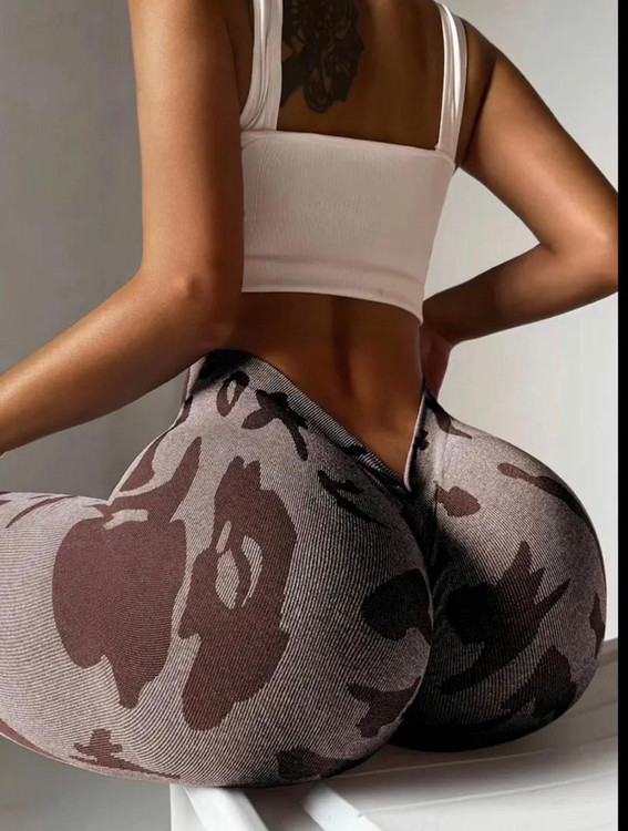 تصویر 6 لگ ورزشی زنانه سیملس پشت هفتی و پشت چین دار کیفیت اورجینال