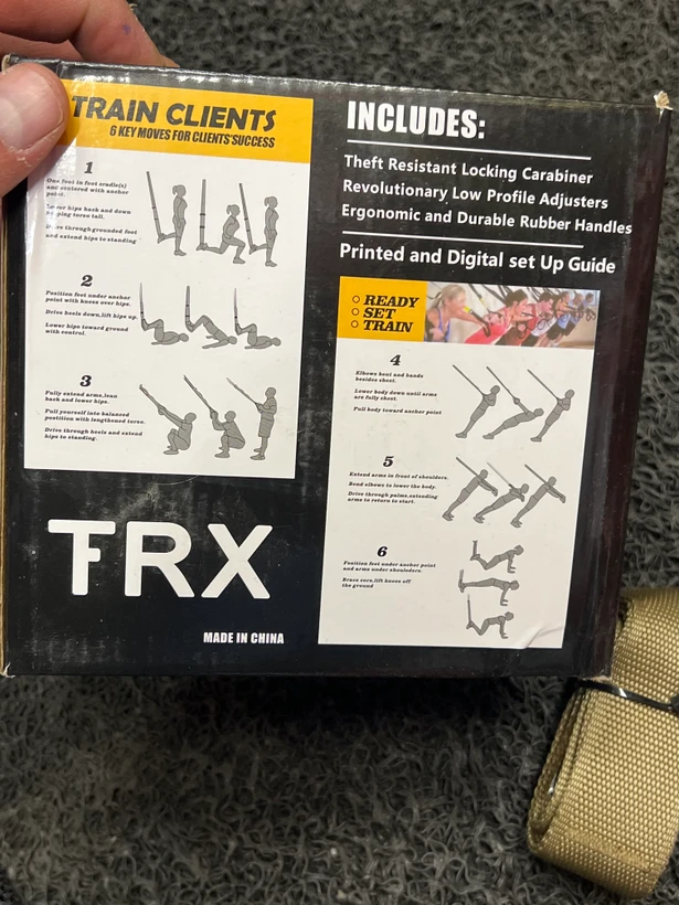 بند TRX تمرینی بدنسازی ساخت چین | بند تیآرایکس حرفه ای وارداتی