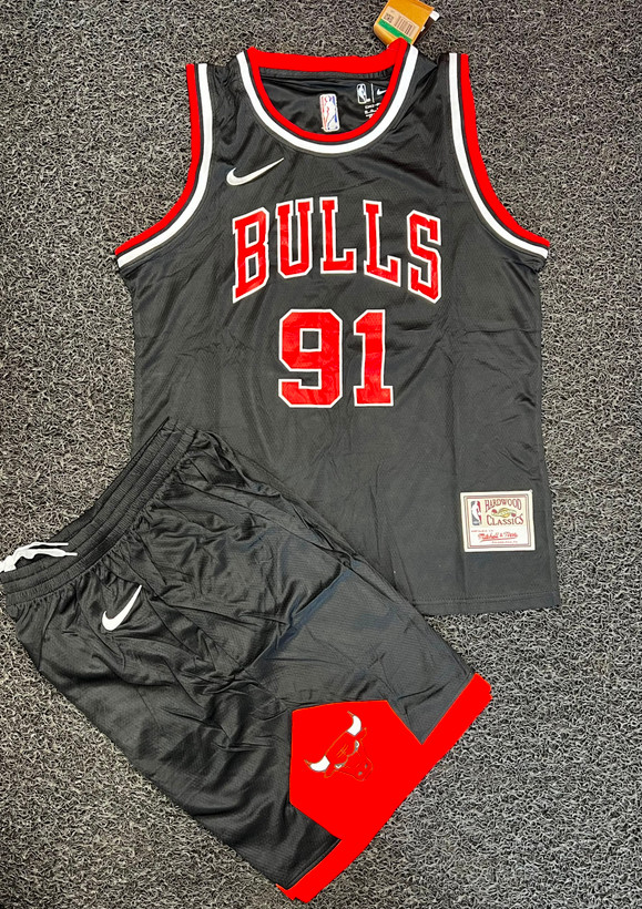 لباس بسکتبالی تیم BULLS & CHICAGO /بازیکن رودمان و جردن RODMAN & JORDAN/بهترین کیفیت