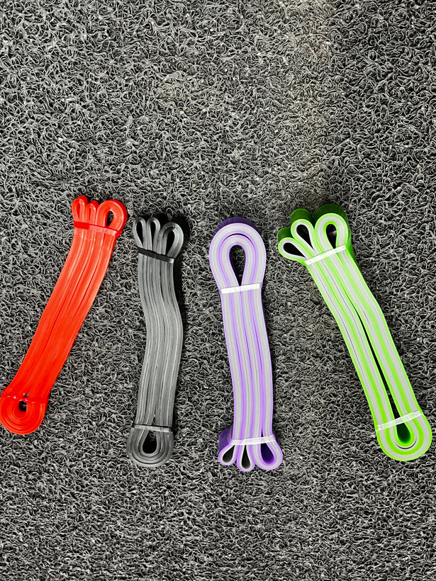 کش ورزشی پاورباند برند تراباند/ضخامت ۱۳_۲۱_۳۲و ۴۵ میل دولایه/بهترین کیفیت