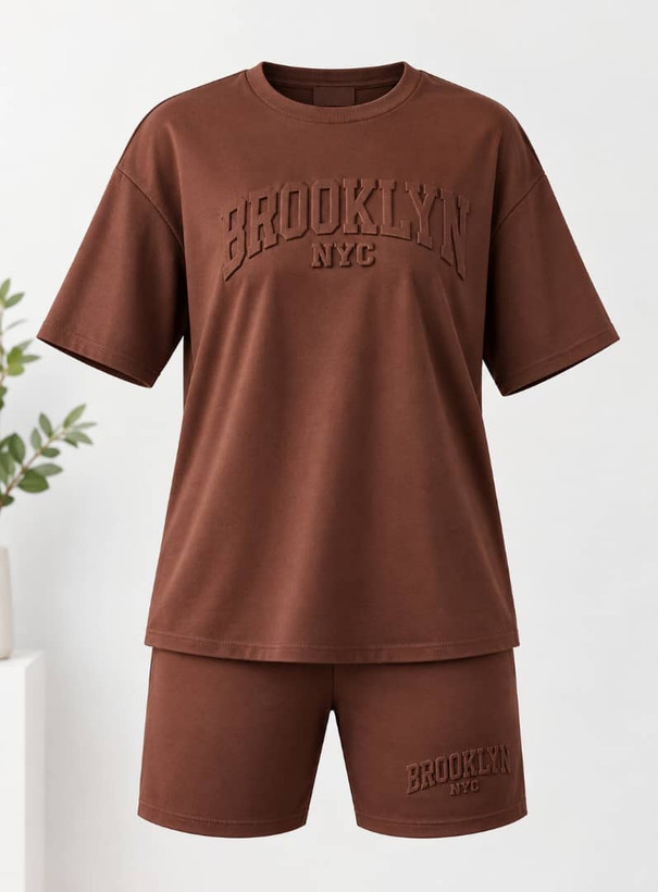 ست تیشرت شلوارک زنانه BROOKLYN