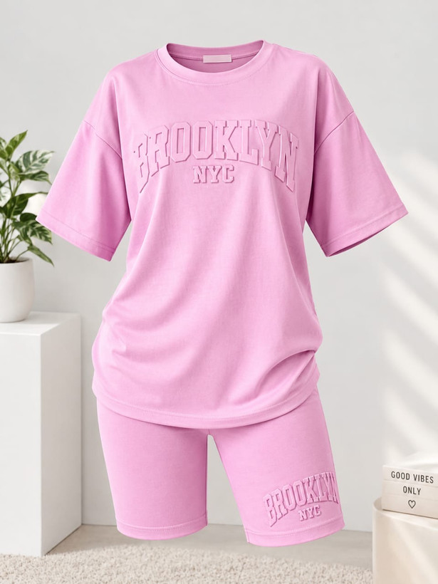 ست تیشرت شلوارک زنانه BROOKLYN